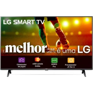 Smart TV 43" LG Full HD 43LR6700 α5 Ger6 AI Alexa integrado LG Channels webOS Smart Magic